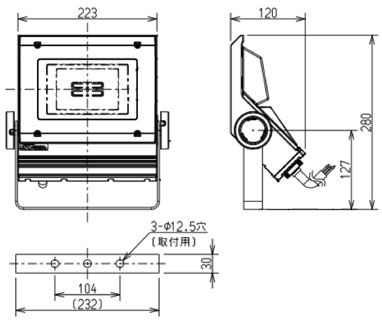 レディオッグフラッドネオ100W