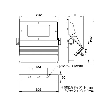 レディオッグフラッドネオ60W