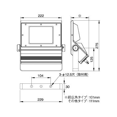 レディオッグフラッドネオ100W